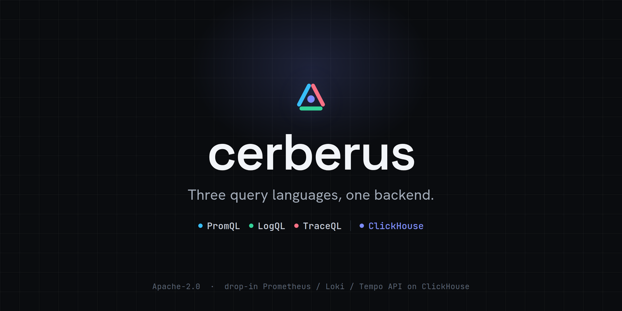 cerberus — three query languages, one backend